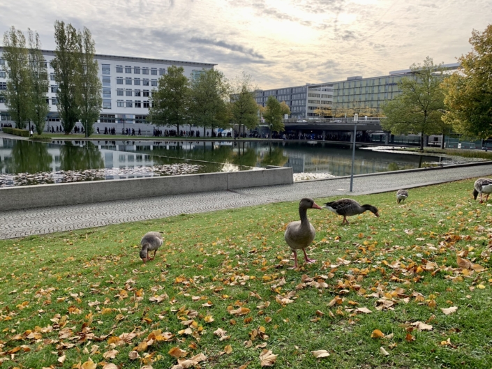 Impression Messe-Eingang